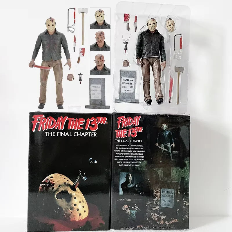 NECA Friday The 13th Figure Pennywise Part VII 7 New Blood Ultimate Jason Voorhees Action Figure Model Horror Halloween Gift