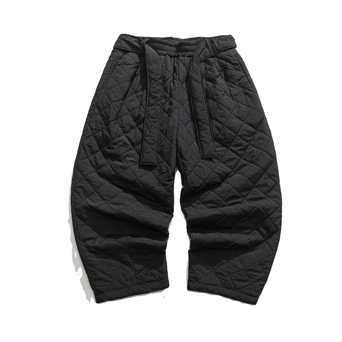Winter Thicken Cotton Padded Pants Men Casual Warm Trousers Ankle Length