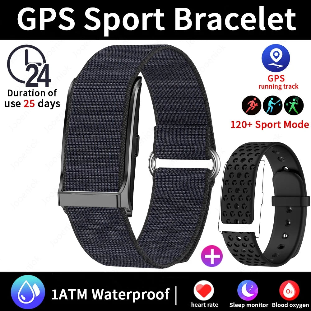 New No Screen Smart Watch Men's Sports Outdoors Fitness Heart Rate Monitor 1ATM Waterproof New Smartwatch For Android IOS 2025