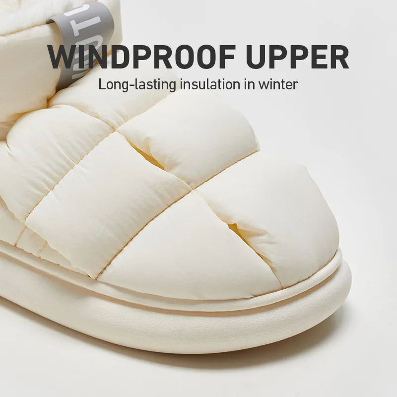 Waterproof Men's Winter Ankle Snow Boots Warm High Top Women Boots For Home