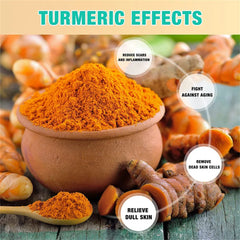 120gTurmeric Clay Mask Facial Cleaning Pores Dirt Acne Blackhead Anti-Acne Remove Deep Cleansing Oil control Whitening Skin Care