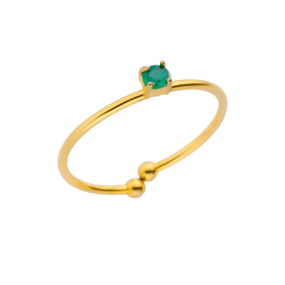 Wedding Rings For Women Gold Color Open Finger Ring Party Jewelry