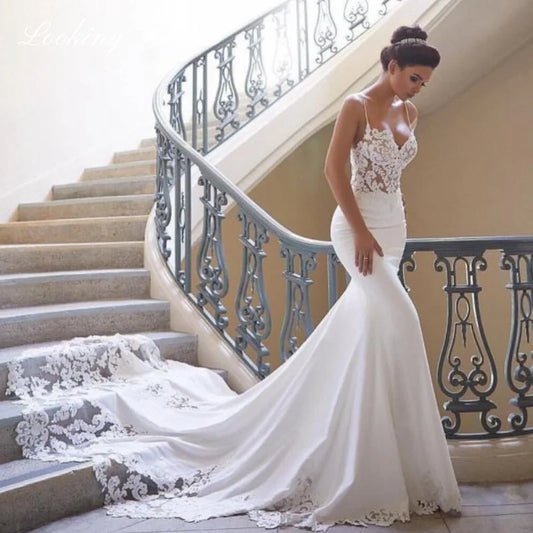 White Bridesmaid Dresses: Wedding Dresses Sleeveless Bridal Gown Simple Plain Long