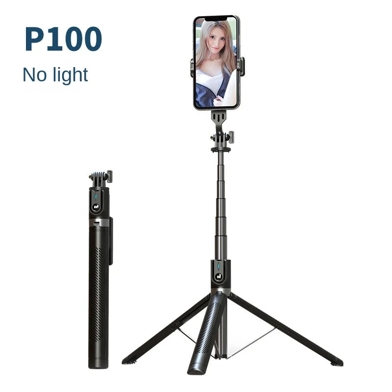 Selfie Stick 1.8m Lengthen Phone Tripod Portable Telescopic Pole Wireless Bluetooth