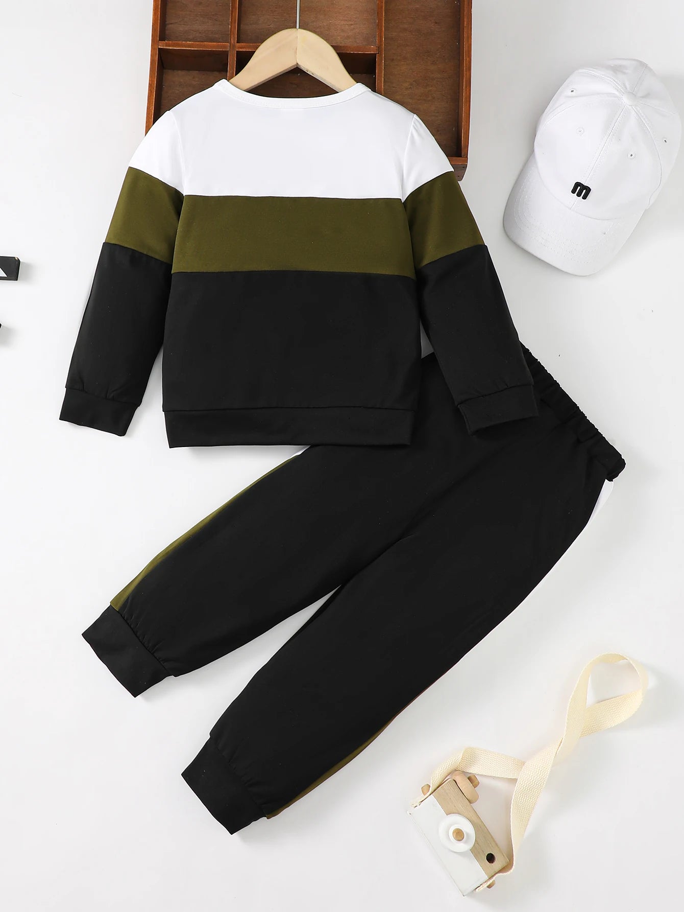 Winter  Cool  4-7  Years  Old  Boy  Long  Sleeves  Splicing   Fabric  Fashion  Sports    Clothing