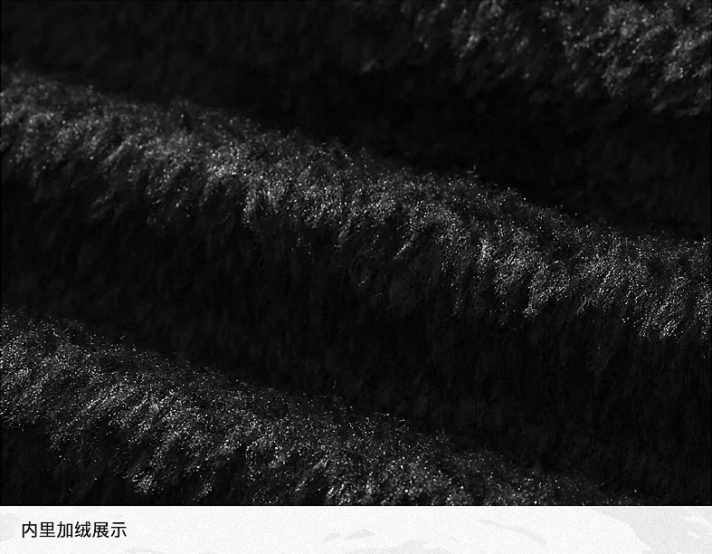 Men Autumn Jacket Bomber Biker Zipper Motorcycle Faux Fur Coat Male Fleece Pilot