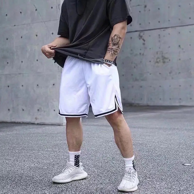Men's Basketball Shorts Loose Five-Point Training Fitness Running Pants