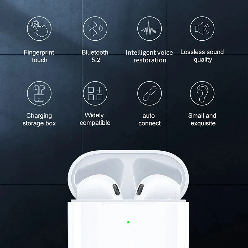 For Xiaomi Redmi Apple iPhone Samsung Google Wireless Bluetooth Earphone HiFi Stereo Headset Mic Noise Reduction Sports Earbuds