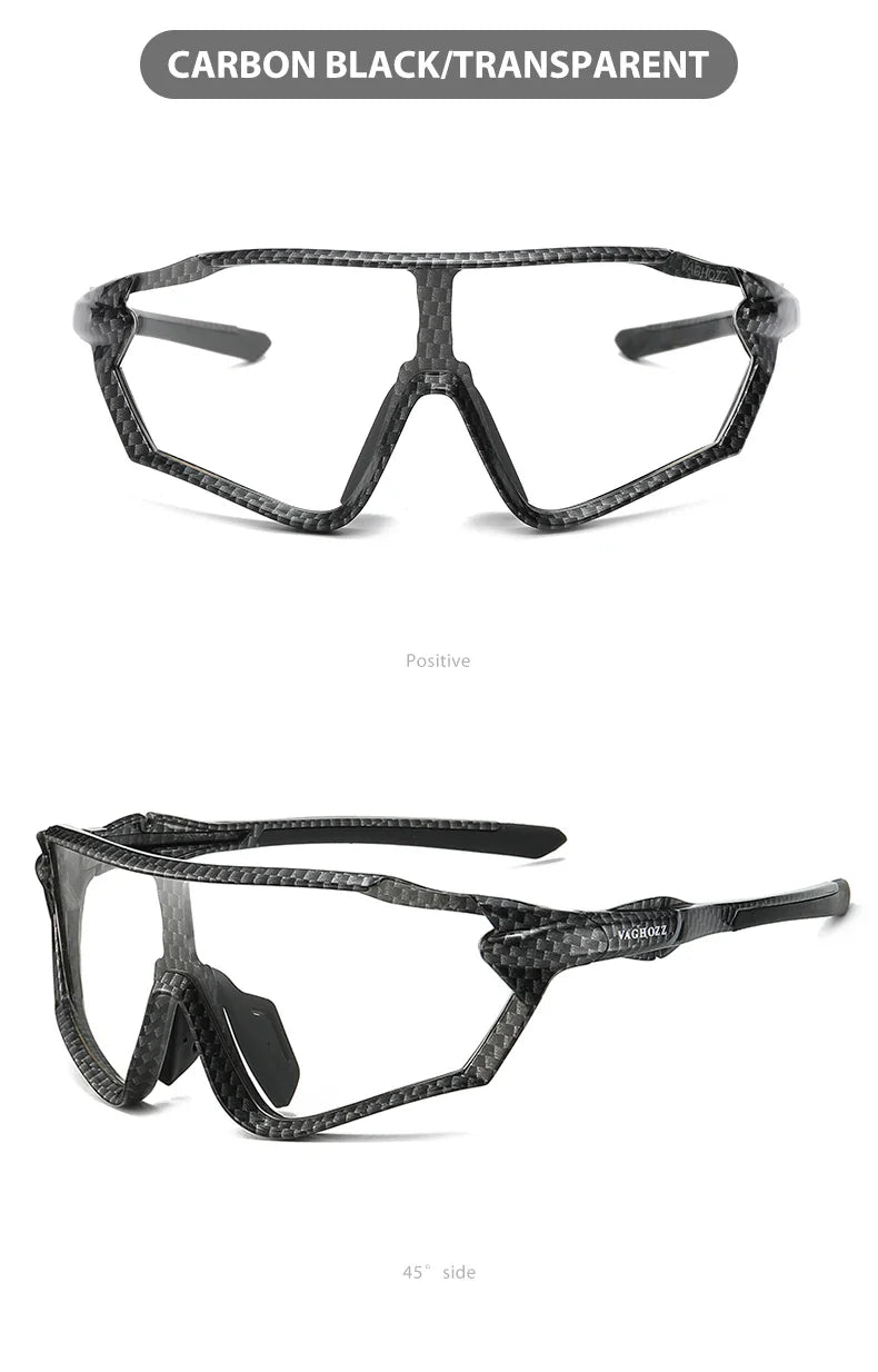VAGHOZZ Brand New UV400 And Photochromic Cycling Glasses Outdoor Sunglasses Men Women Sport Eyewear MTB Bike Bicycle Goggles