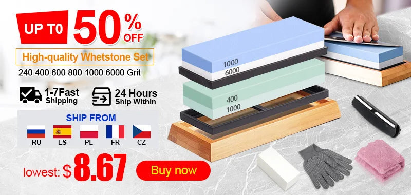 Kitchen knives Set Professional Chef Knives Japanese 7CR17 440C High Carbon