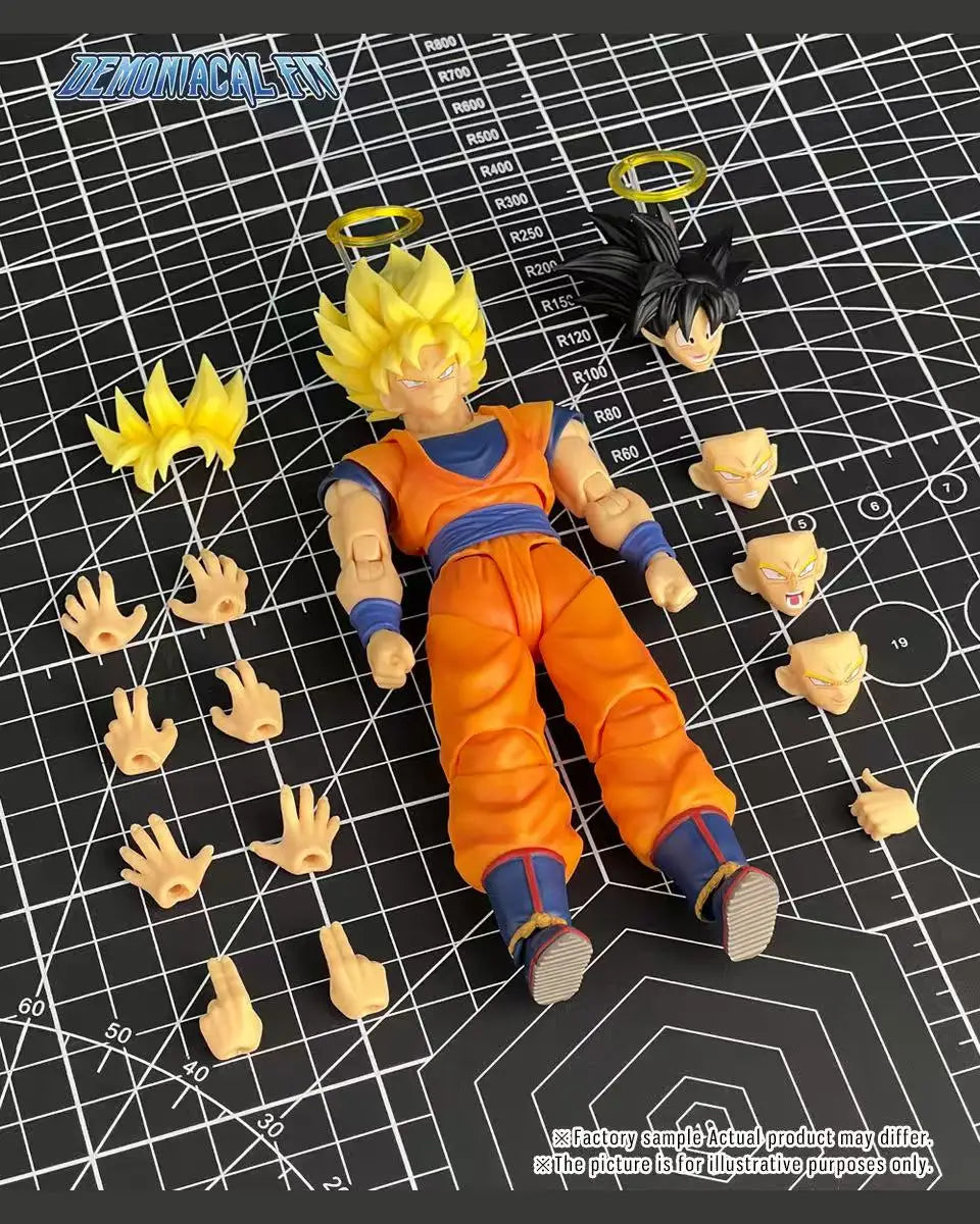 Demoniacal Fit Son Goku Figure Dragon Ball Z SHF Goku Figurine Martialist Forever Return From Beyond Action Figures Model Toys