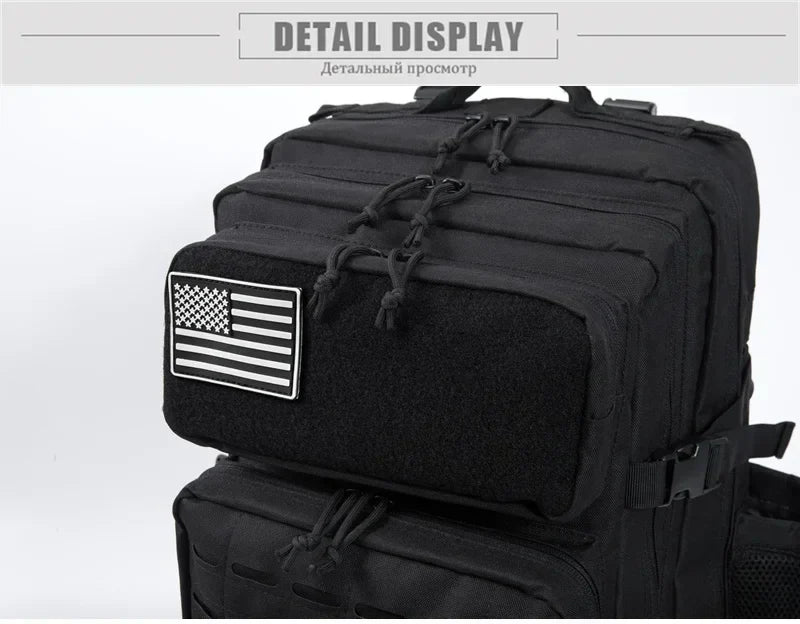 25L/45L Men's and Women's Tactical Backpacks , Outdoor Activities, Small School Backpacks with Water Bottle Holder