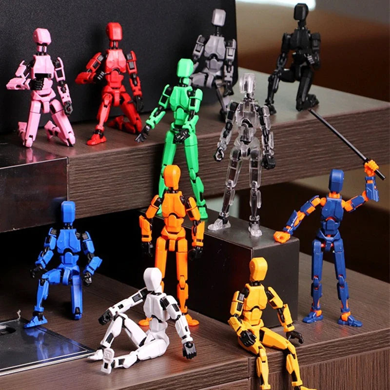 Multi-Jointed Movable Shapeshift Robot 3D Printed Mannequin Dummy 13 Action Figures Toys Kids Adults Parent-children Games gifts