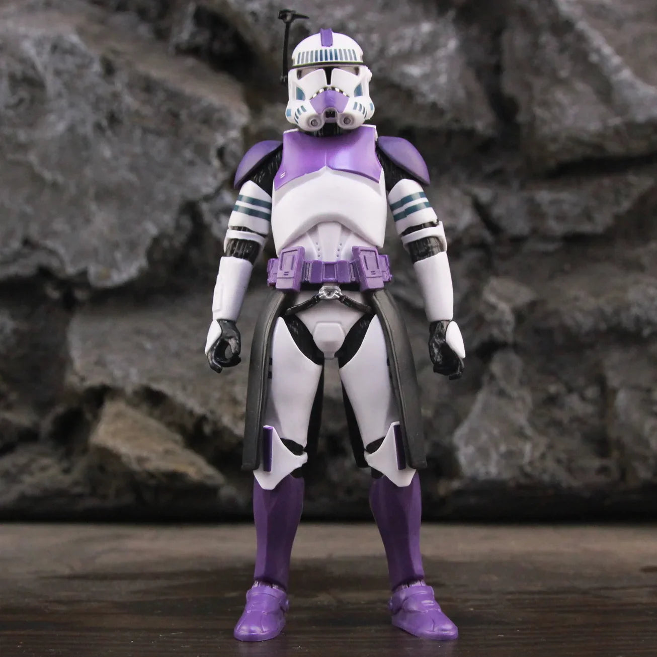 New Body 187th Legion Purple Phase II P2 ARF Trooper Rocket Team Leader 6" Action Figure Mace Windu Republic Grand Army Clone