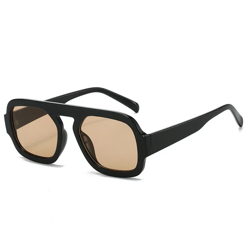 JNPCXI Retro Square Sunglasses Women Fashion Brand Design Gradient Shades UV400 Men Punk Sun Glasses