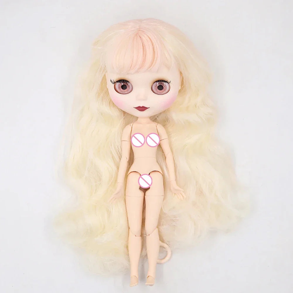 ICY DBS Blyth Doll 19 Joints Body 30CM Doll Matte/Glossy Face Doll with Extra Hands DIY Toy for Girls