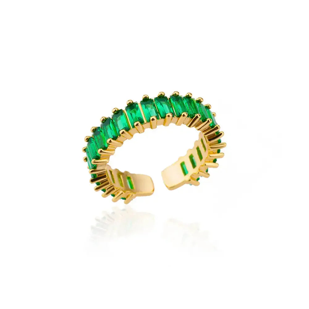 Wedding Rings For Women Gold Color Open Finger Ring Party Jewelry