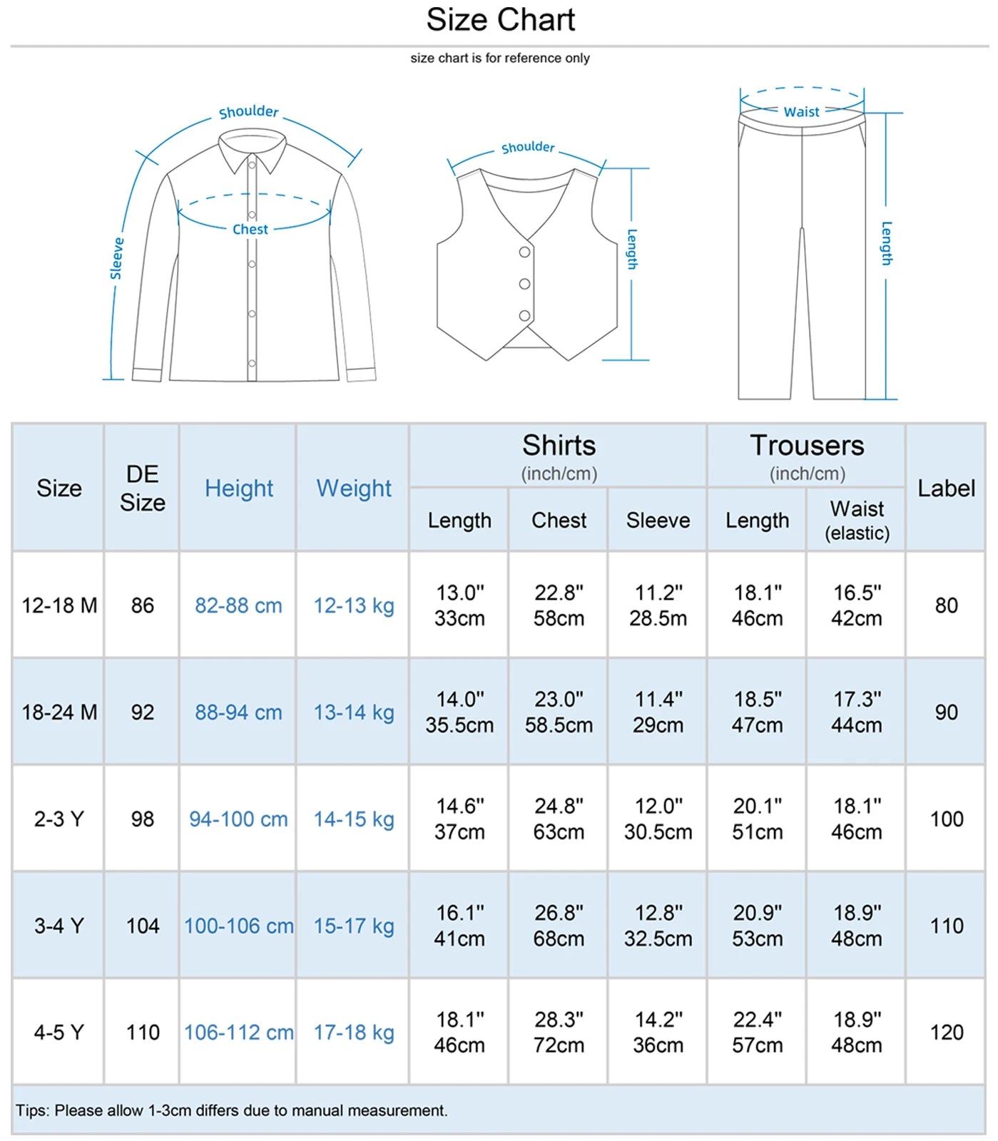 Baby Wedding Outfit Boy Toddler Baptism Suit Kids Birthday Party Easter Gift Clothes Infant Gentleman Xmas Clothing Set 3PCS