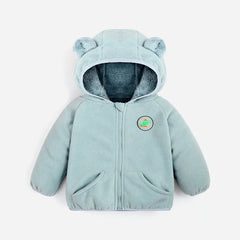 Dinosaur Boys Jacket Autumn Winter Keep Warm Christmas Princess Girls Coat