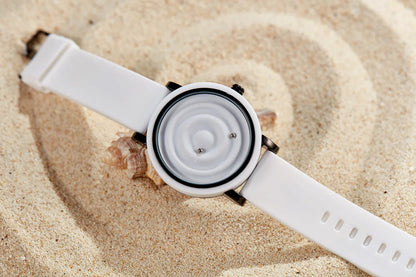 Personalized fashionable floating magnetic pointer free ball bearing creative simple waterproof quartz watch student women men