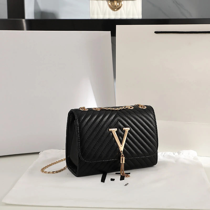 Embroidery Women Crossbody Bag Thread Luxury Handbag Shoulder Bags Brand