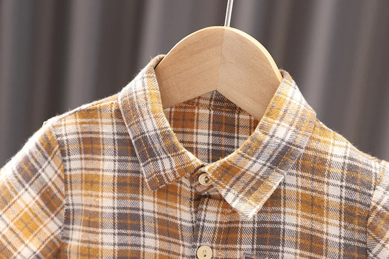 Baby Boys Clothes Suit Children Casual Plaid Shirt Vest Pants 3Pcs/Sets Toddler Cotton Costume Kids Tracksuits