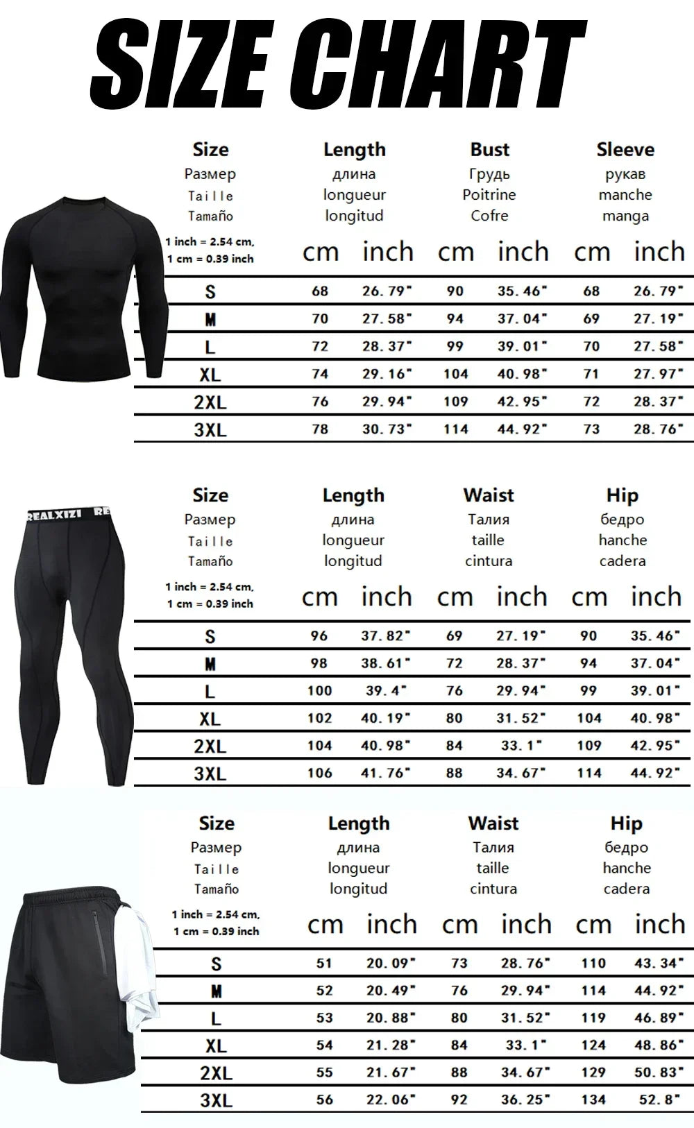 Bat Graphic Print Long Sleeve Set Men's Compression T-Shirt Shorts Pants Suit 3 Piece Set Spring Summer Gym Fitness Sportswear