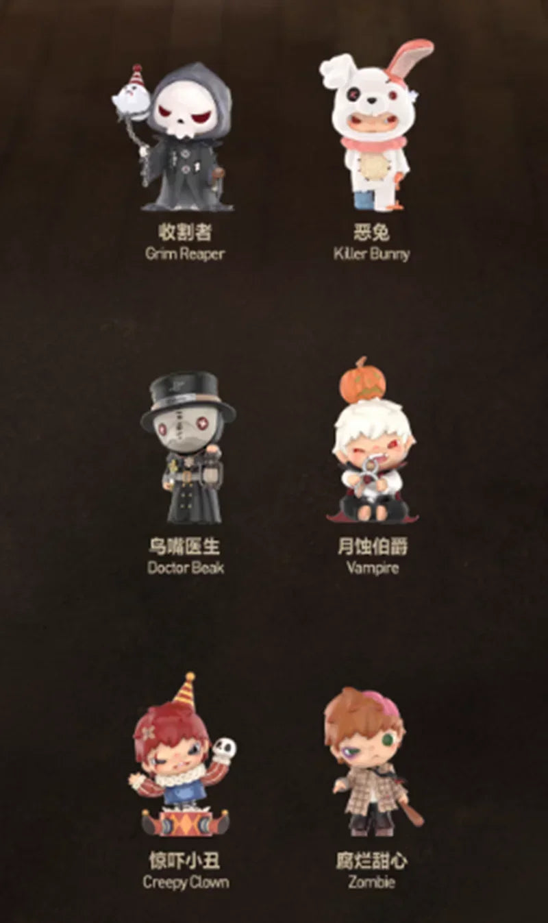 POP MART Hirono Monsters Carnival Series Blind Box Toys Kawaii Anime Action Figure Surprise Guess Bag Mystery Box