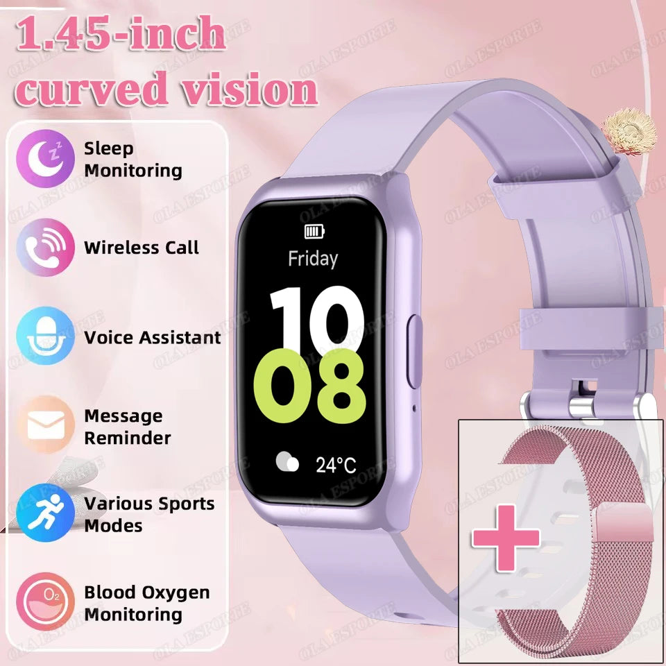 Smart Watch Women Men  AMOLED Screen Health Heart Rate Monitoring Bluetooth Call IP68 Waterproof Outdoor Sport Call Smartwatch