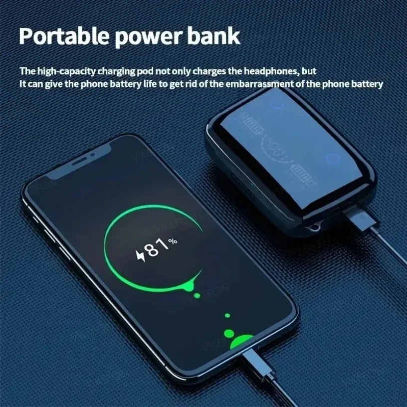 M19 TWS Wireless Bluetooth Headset Noise Cancelling Gaming Earbuds with Mic Wireless Headphones Bluetooth Earphones for Phones