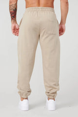 Men's sports pants, heavyweight looped embroidery pants, jogging pants