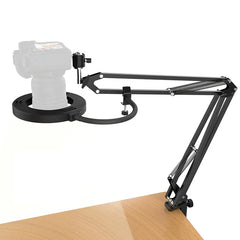 Overhead DSLR Tripod for Camera Mount with Ring Light Desk Camera Stand Canon