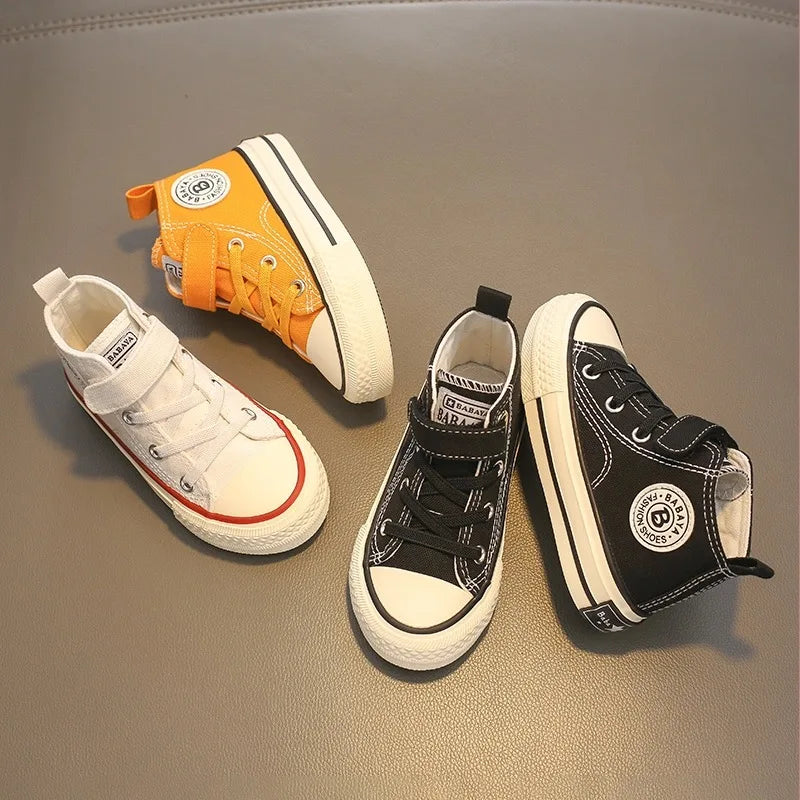 Shoes Boys Sneakers High-top Breathable Shoes Girls Shoes for Kids White