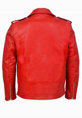 Boutique Punk Men PU Leather Jacket Motorcycle Fashion Slim Fit Leather Coat