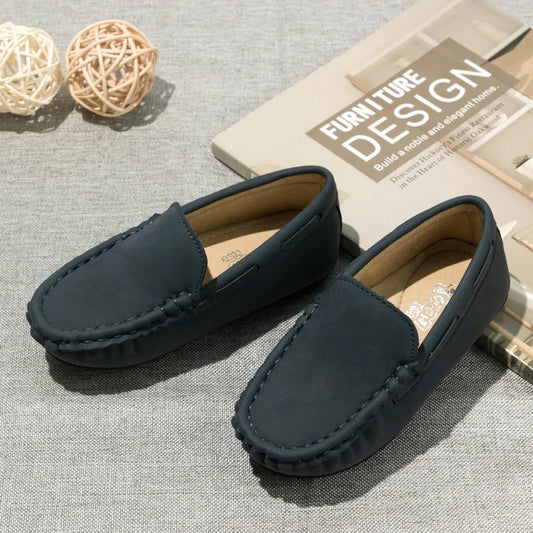 Spring Summer Kids Shoes Boy Girl Casual Shoes Breathable Brown Rubber Sole