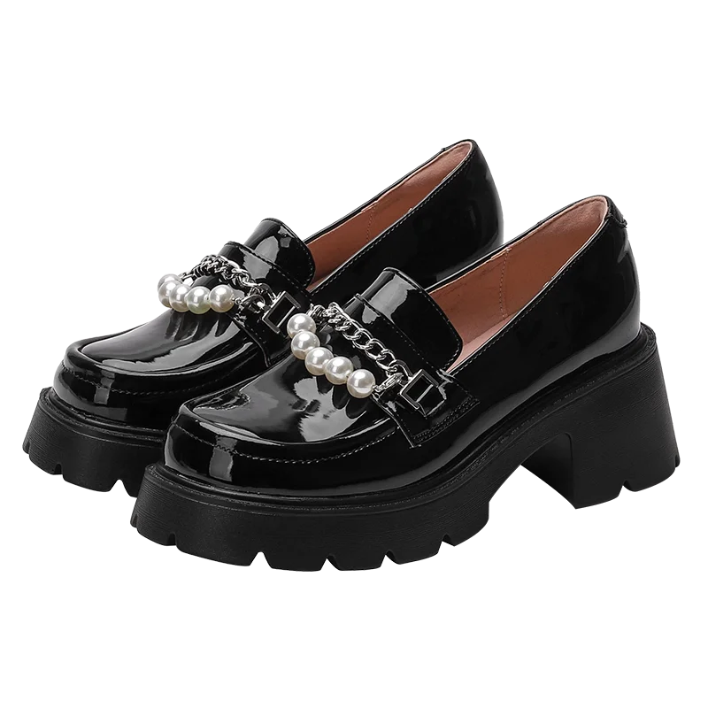 Loafer Shoes Women: Black Female Loafers