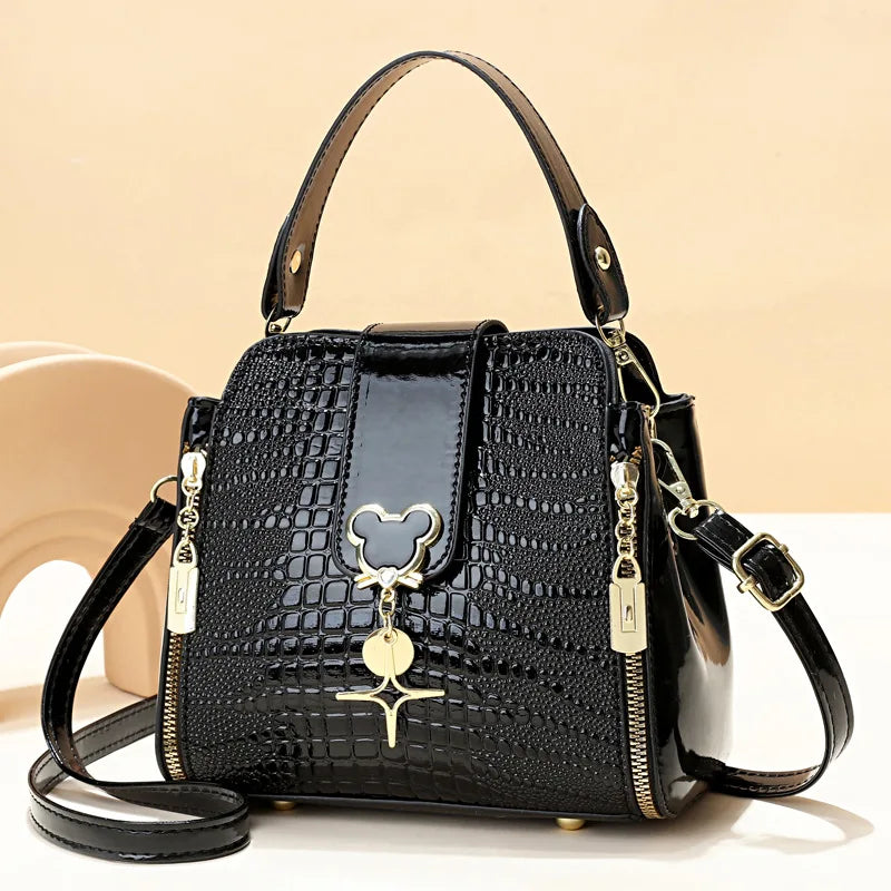 Lady Shopping Bag Casual Fashion Handbag Shoulder Messenger Bag