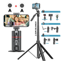 Selfie Stick with Stabilizer Auto Face Tracking Tripod for Mobile Wireless Selfie Stick