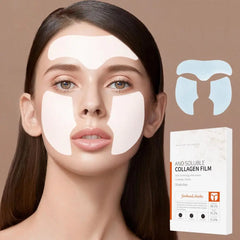 Soluble Collagen Mask Soluble Lifting Anti-Aging Film for Face Melting Remove Dark Circles Facial mask forehead and cheek patch