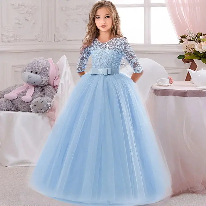 Children Princess Girls Party Wear Kids Christmas Dress Girl's Birthday Dress Baby
