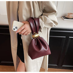 Underarm Pleated cloud bag for Women Fashion Designer Female Retro Shoulder Bag