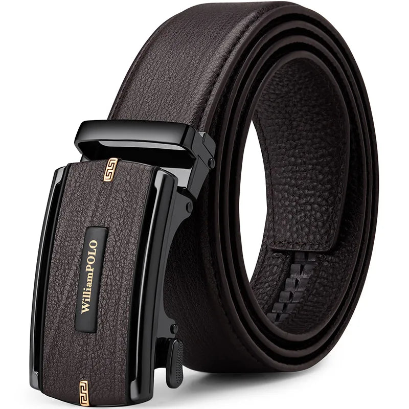 Men's automatic buckle belt, fashionable and versatile waist belt, personalized and casual pants belt