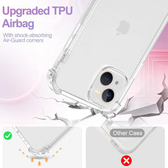 Shockproof Case For iPhone 15 14 13 12 11 Pro Max Ultra Thin Silicone Soft Clear Case