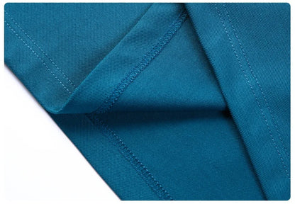 High end silky cotton breathable short sleeve polo shirt men's summer new trend plaid lapel designer brand casual golf T-shirt