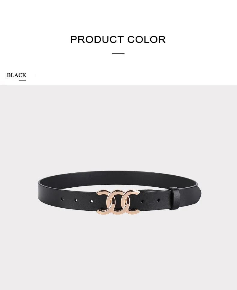 Europe and the United States hot ladies leather belt decorative western pants girdle belt female cowhide retro belt