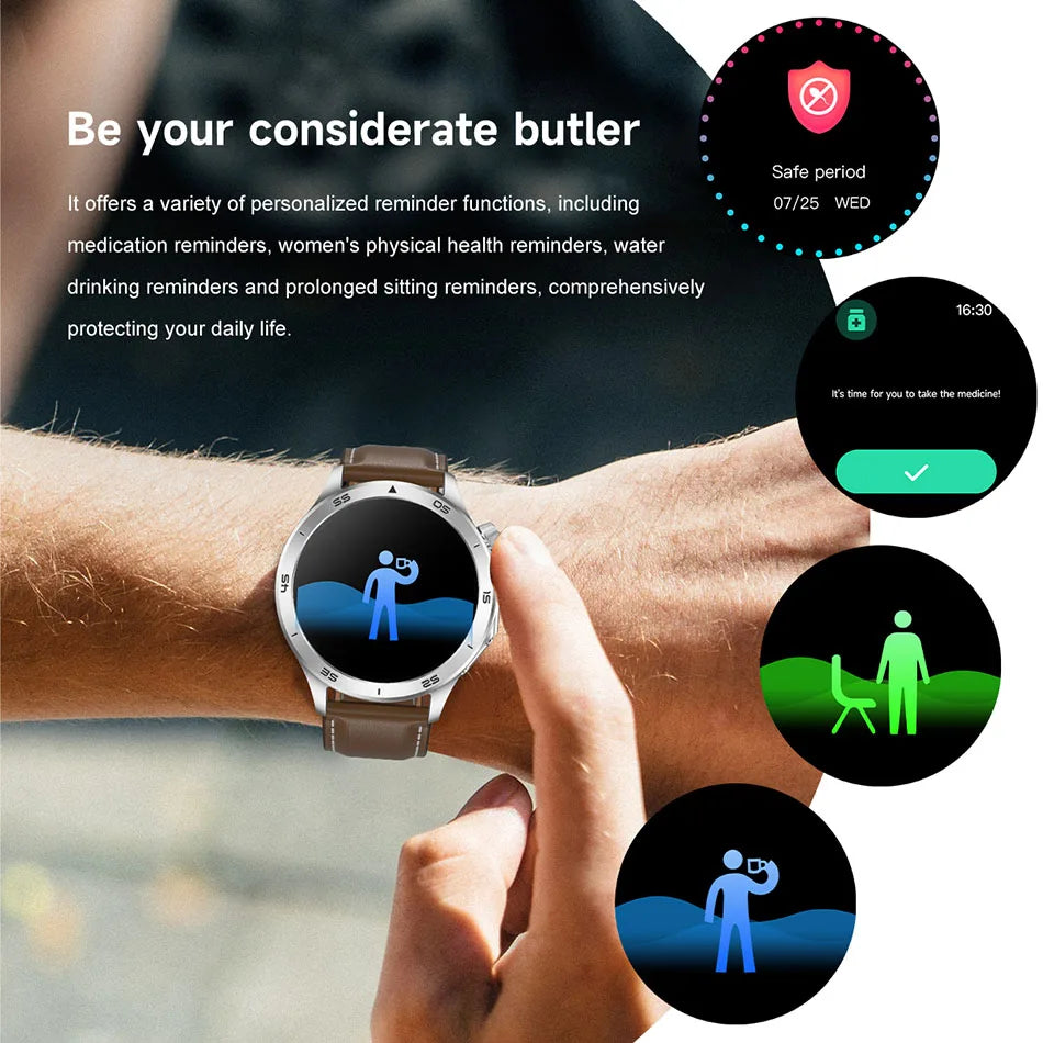 For OPPO Watch X Smart Watch Men High-end Business Men Bluetooth Call IP68 Waterproof Fitness Tracker Smartwatch Man 2025 New