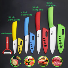 Ceramic Knife Set for Kitchen Professional Ceramic Knife 3 4 5 6 Inch Fruit Rust Proof