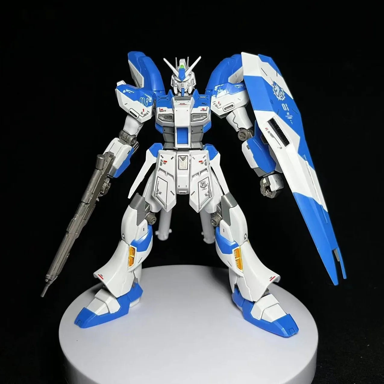 HG 1/144 RX-93-ν2 Hi-ν Mech Assembly Model Kits Hi Nu Action Figures Desktop Decoration Doll Boy Puzzle Toy Gift Collectible