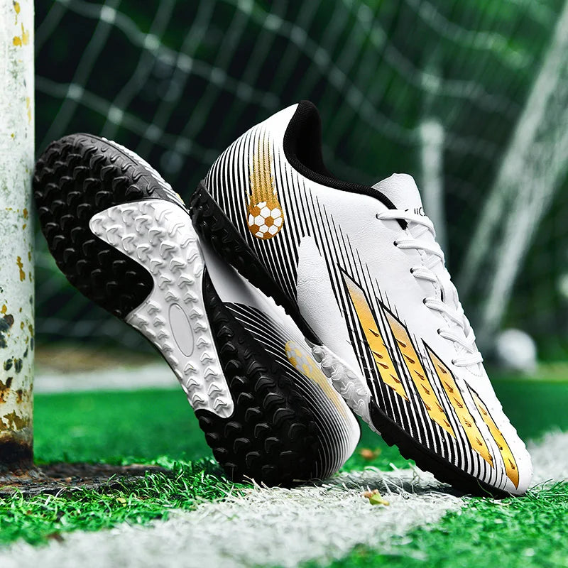 Soccer Shoes Sport Outdoor Men Breathable Cleats FG Football Boots