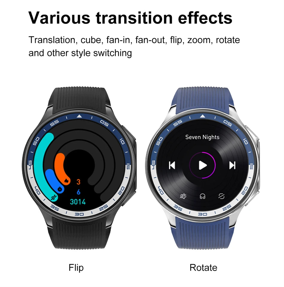 2025 New For OPPO Watch X Smart Watch 4G Memory Music Video HD Bluetooth Call IP68 Waterproof AMOLED Smart Watch TWS Earphones